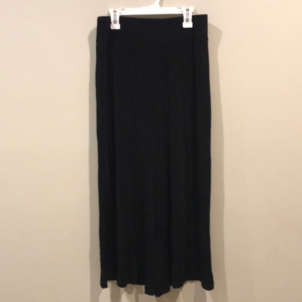 Chico’s traveler black pants wide leg size 1